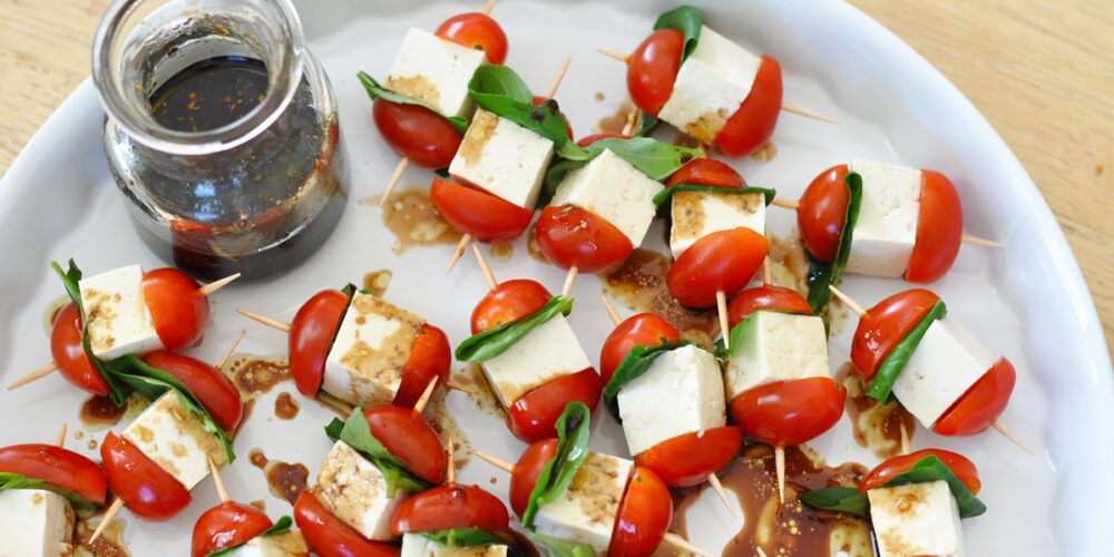 Vegan Caprese Bites