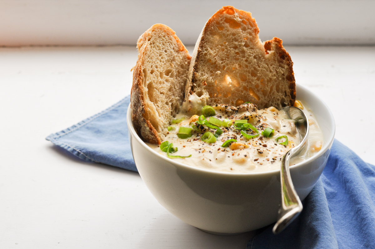 Potato & Corn Chowder - Bowl of Yum